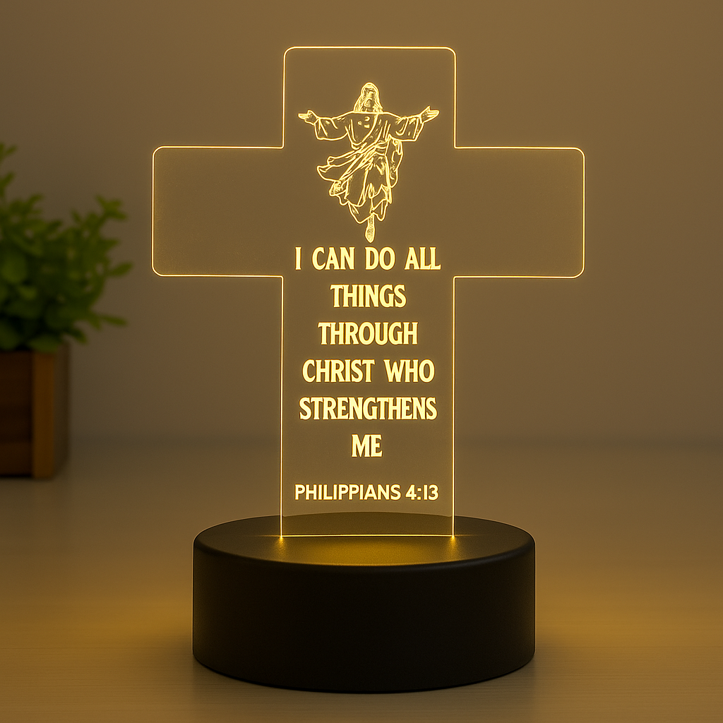 Christian Acrylic Lamp