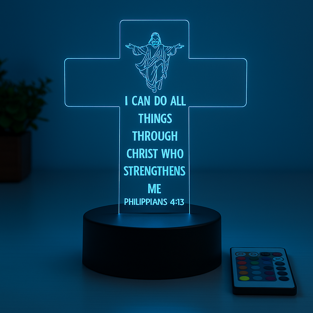 Christian Acrylic Lamp