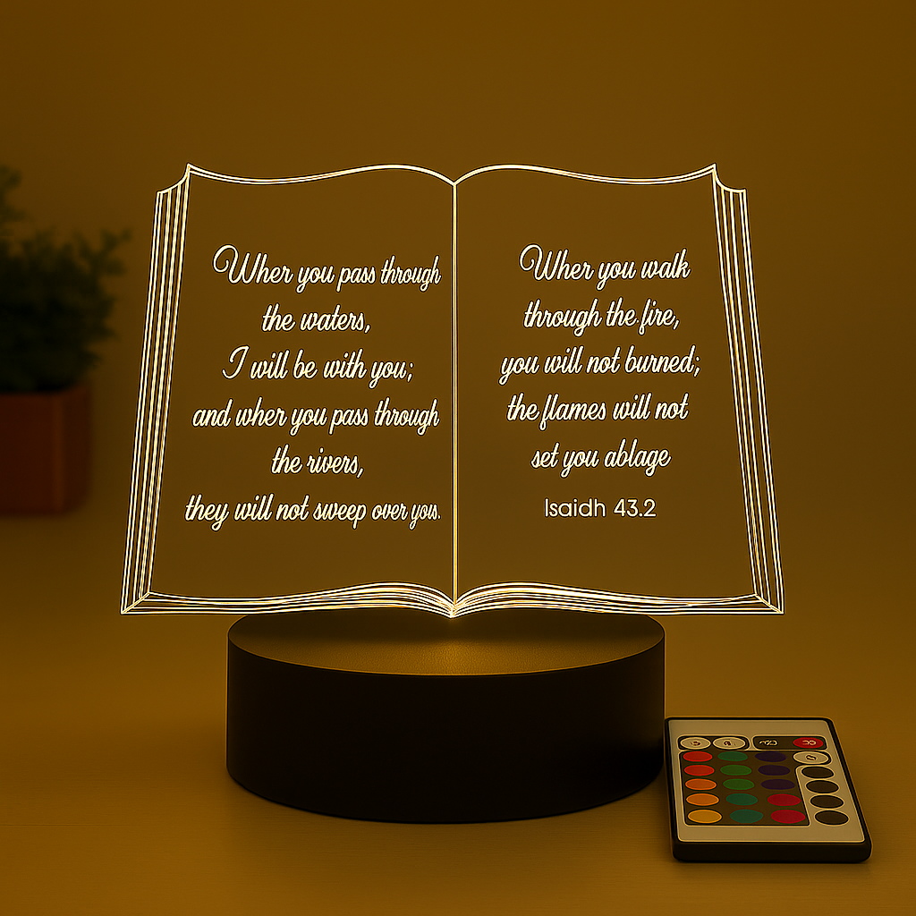 Christian Acrylic Lamp