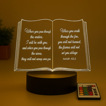 Christian Acrylic  Lamp